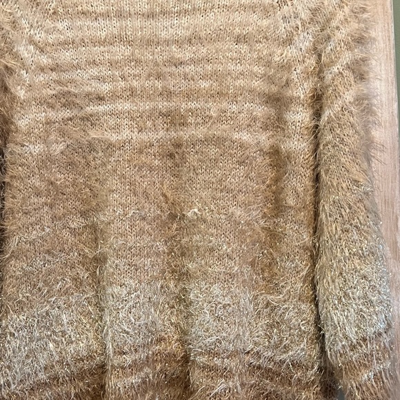 Red Ruby Fuzzy Gold Sweater - Picture 14 of 15